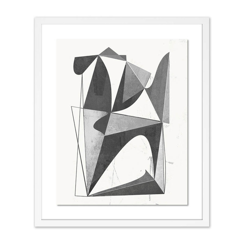 M9V2 Print by Bangbouh Studio, White, 24" H x 20" W x 1.5" D