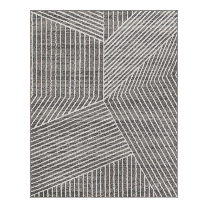 Tapis Latitude Run® Orkla Nikolis gris, Rectangle 7 pi 10 po x 10 pi