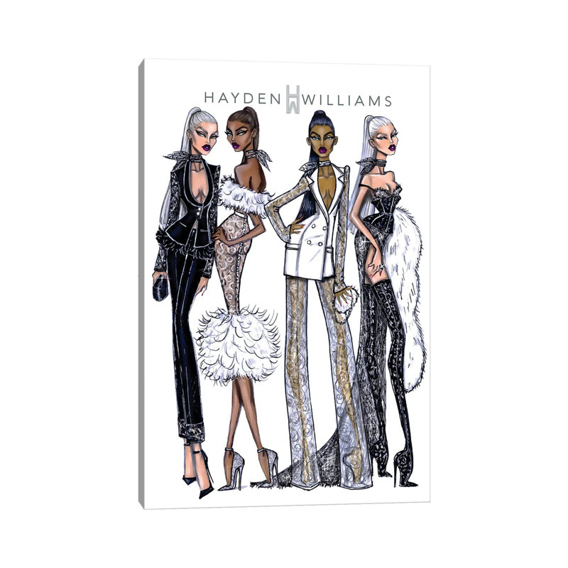 Haute Couture par Hayden Williams - reproduction imprimée, H 40 po x l 26 po x P 1,5 po