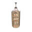 Lustre géométrique de style lanterne à 12 lumières Saskatia