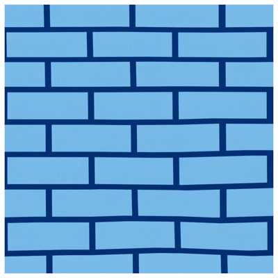 Blue Brick Wall Comforter