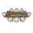 Meliades Walnut Metal Base Dining Table-88070087