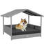Niche pour chien en rotin avec coussin imperméable PawHut Wicker-787628741-787628745