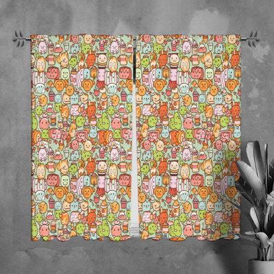 Tushima Polyester Room Darkening Curtain Pair
