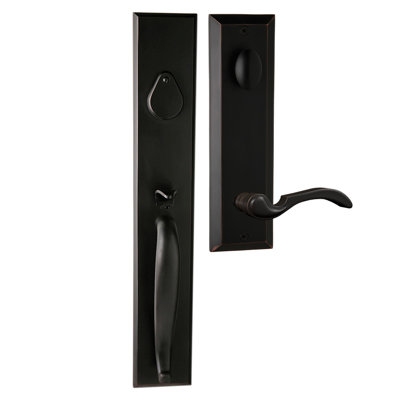 Bravura 980G-903 Dummy Charleston Handleset with Sable Lever in Satin Nickel - R