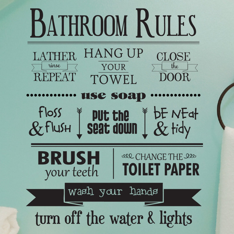 Adhésif décoratif pour salle de bain
