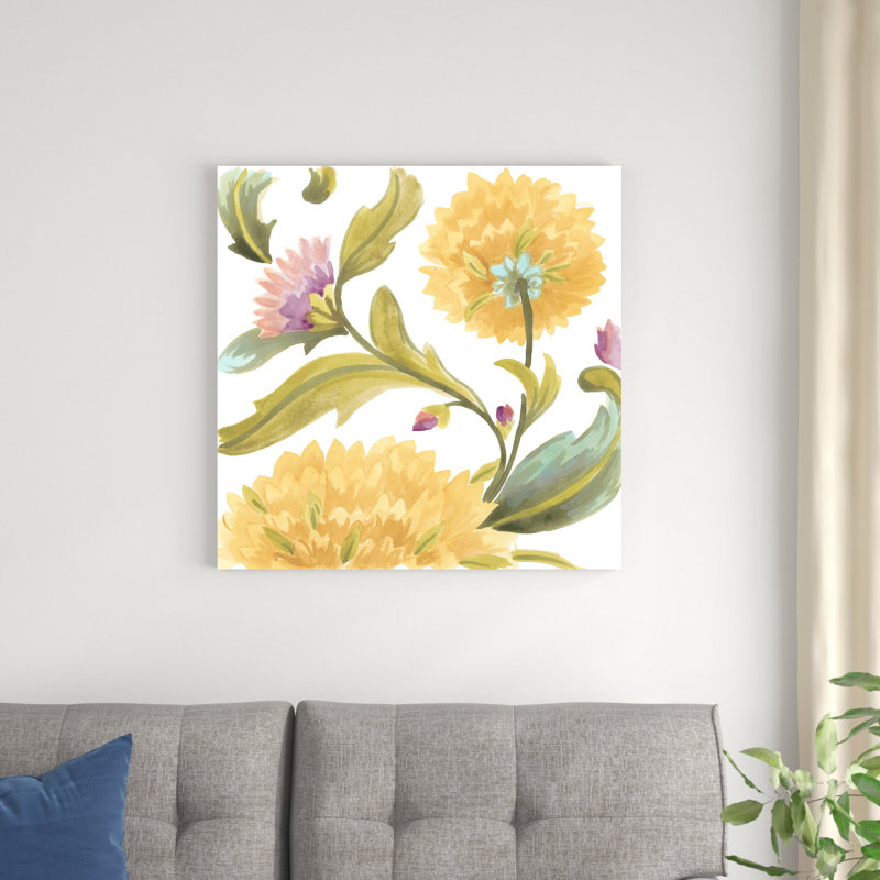 Abbey Floral Tiles III, H 30 po x l 30 po x P 1,25 po