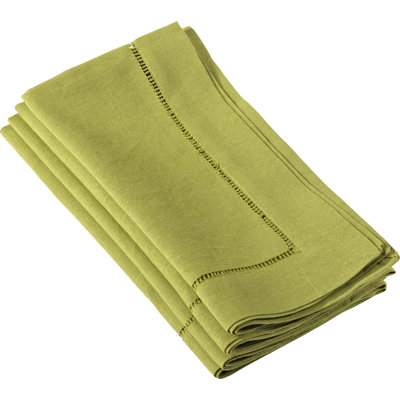 Serviette Gelder l 20 po avec bordure ajourée (ensemble de 4)