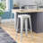 Holubice 30" H Stackable Backless Metal Bar Stools -1146249601