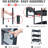 Metal Cart, 3 Tier Rolling Cart With Lockable Wheels,Utility Cart with Wheels,Bathroom Cart,Salon Trolley Cart,Kitchen Storage Cart-49604648