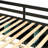 Full Size Wood Loft Bed With Desk, Shelves, LED Lights, USB Ports And Pegboard-1591346570
