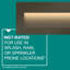 Horizontal Low Voltage Hardwired LED Step Light