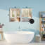 Ensemble de giclée encadrée 2 pièces pour salle de bain Serenity Bath, design par Kim Allen-1365764030-1365764031