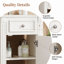 Meuble-lavabo de style français de 45,7 cm (18 pouces) avec porte à fermeture en douceur-499407149-499407150