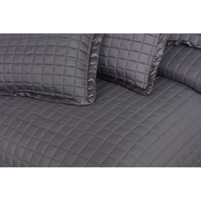 Boxton Bedspread, W180 x L240cm, Grey