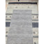 Tapis gris en laine tissé à la main Gabbeh-130873437