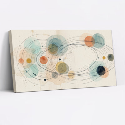«Blue and Orange», art solaire sur toile, système solaire