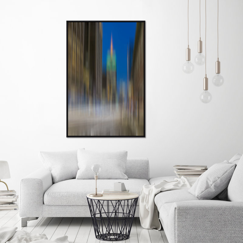 Empire State II Print by Richard Silver, Image Brush Gel, 46.75" H x 31.75" W x 2" D
