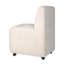 Chaise parsons Richardton en lin crème