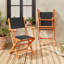 Kirby Folding Patio Dining Armchair with Cushion-432399714