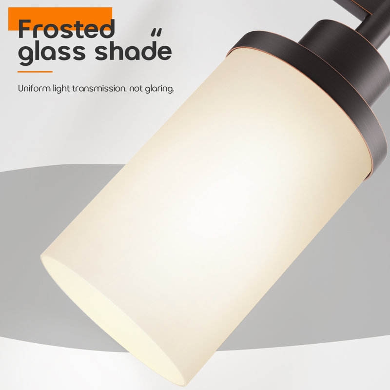 Éclairage pour salle de bain 1 lumière, Bronze frotté à l'huile