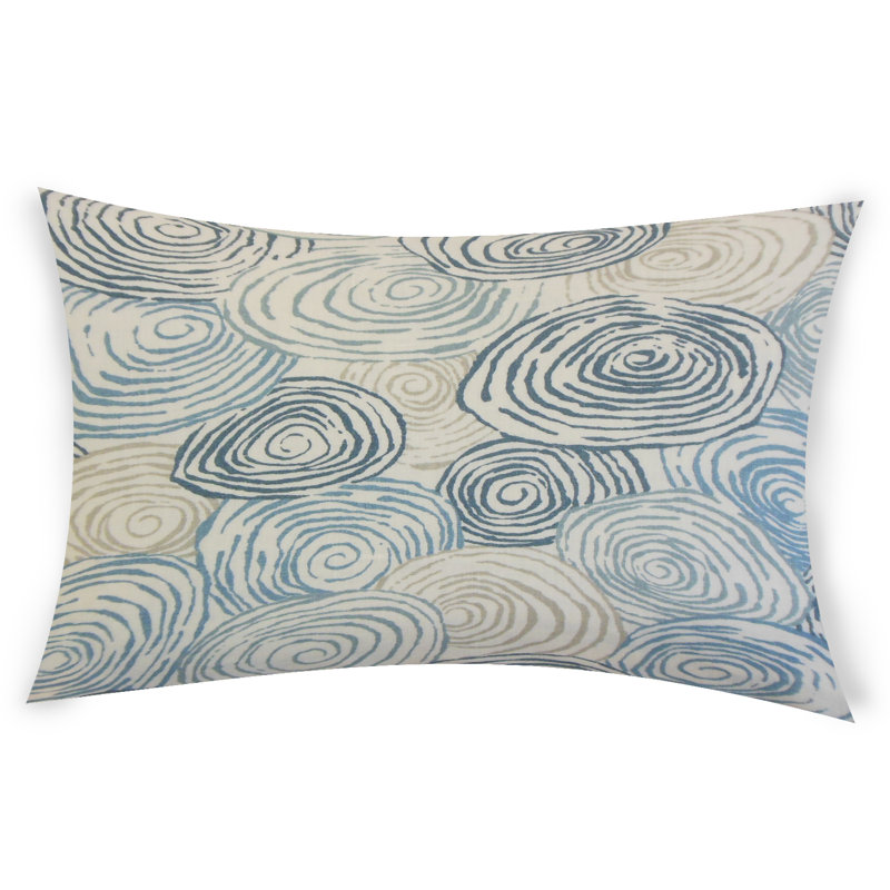  Housse et insert rectangulaires en lin, Turquoise, 14 po x 36 po