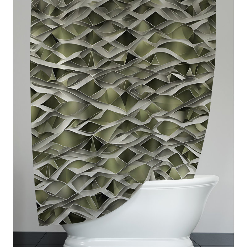 Rideau de douche, H 72 po x l 70 po