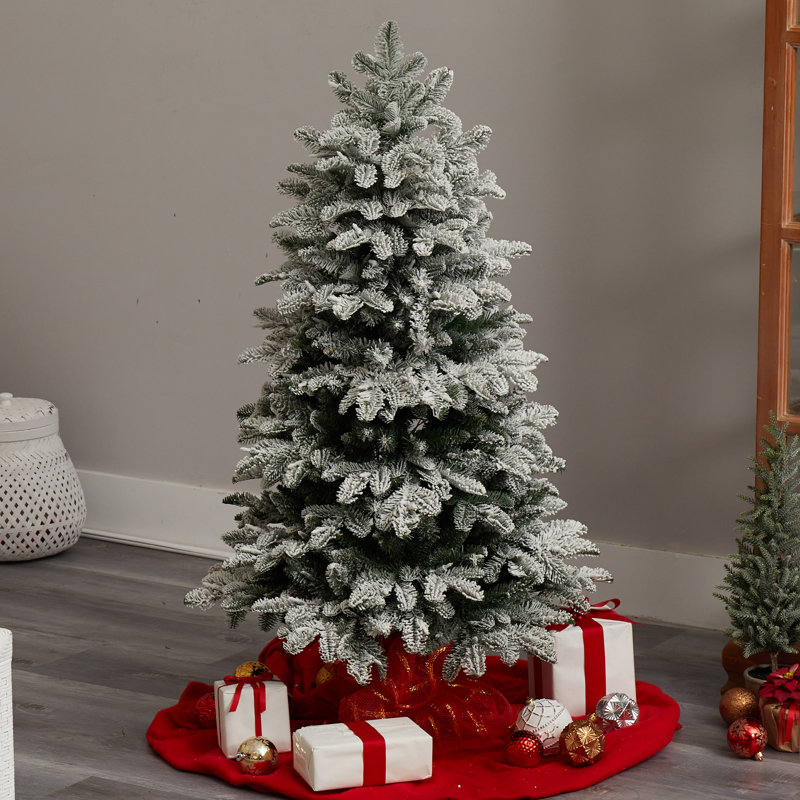 Lighted Artificial Christmas Tree, 6' H