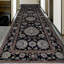 Manchuria Wool Oriental Area Rug in Black
