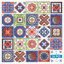 Carreau de mosaïque auto-adhésif en vinyle l 5 po x L 5 po