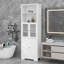 Grande armoire de rangement avec tablettes et portes