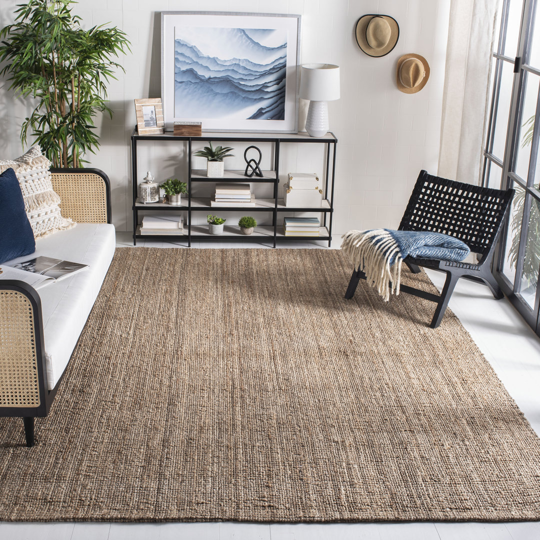 Solid Colour Hand Woven Area Rug
