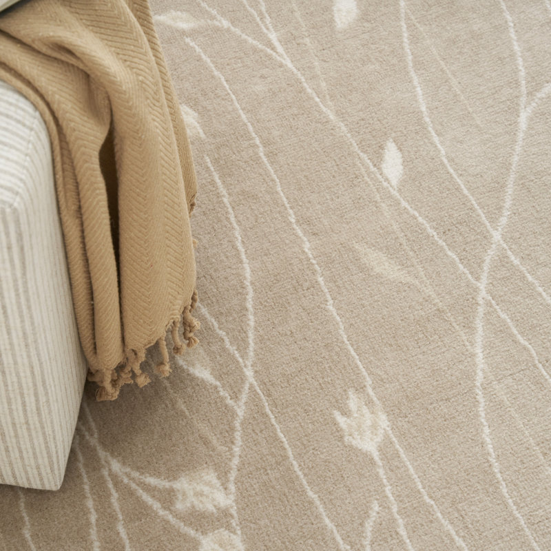 Tapis beige Archilla, Rectangulaire 7 pi x 10 pi