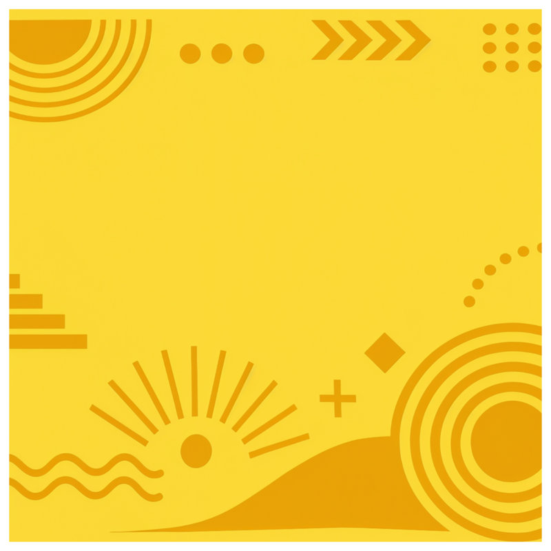 Yellow Geometric Shapes Comforter, Twin Extra Long
