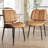 PU Leather Upholstered Dining Chairs With Stitched Detailing And Soft Padding - Perfect Side Chairs For Dining Rooms, Kitchens, And Living Rooms.-1779299469-1779299457