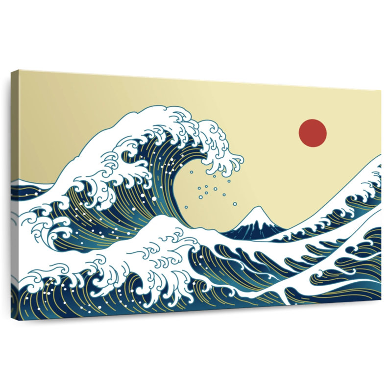 Gillard Great Wave Off Kanagawa, 20" H x 30" W