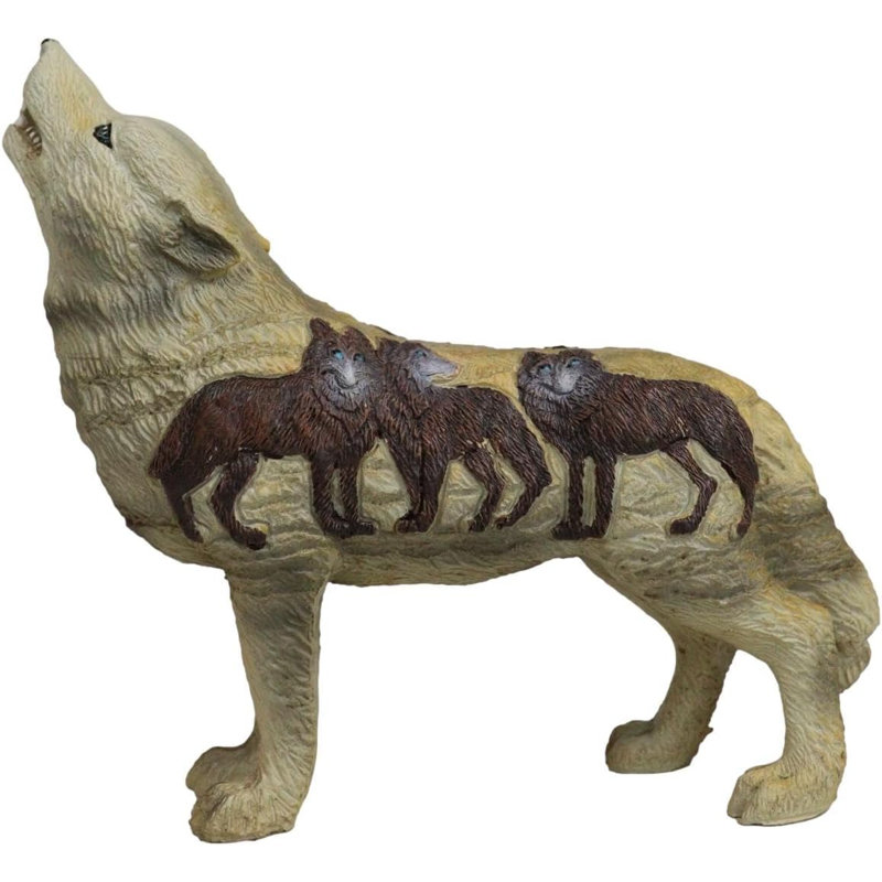 Figurine loup 6,25 po