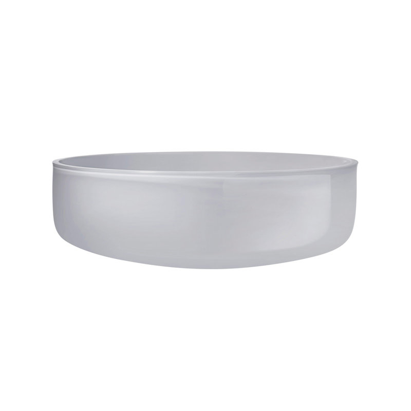 Midnight Serving Bowl, Opal Gray, 3.54" H x 10.16" W x 10.16" D