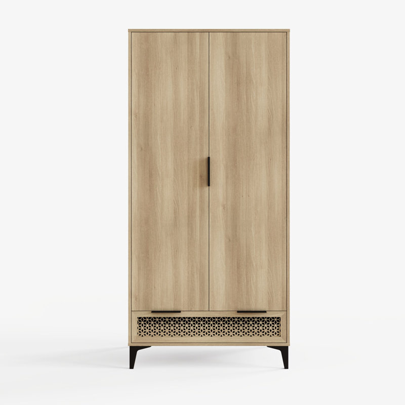 Branscome Manufactured Wood Wardrobe