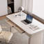 Bureau français en bois de style crème avec rangement-1661219802