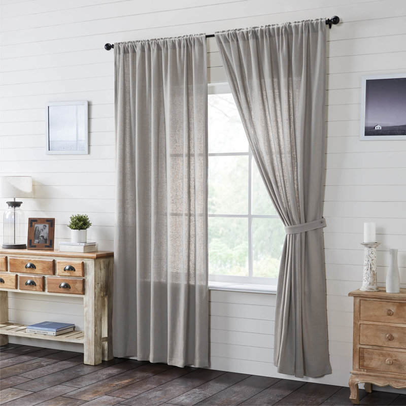 Paire de rideaux obscurcissant 100% coton Vyshonne