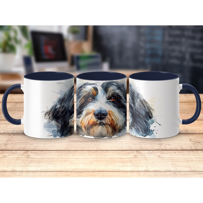 Ceramic Coffee Mug, 2, Navy