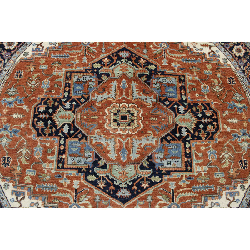 Tapis unique rouille 5,11 x 5,11 Roulston