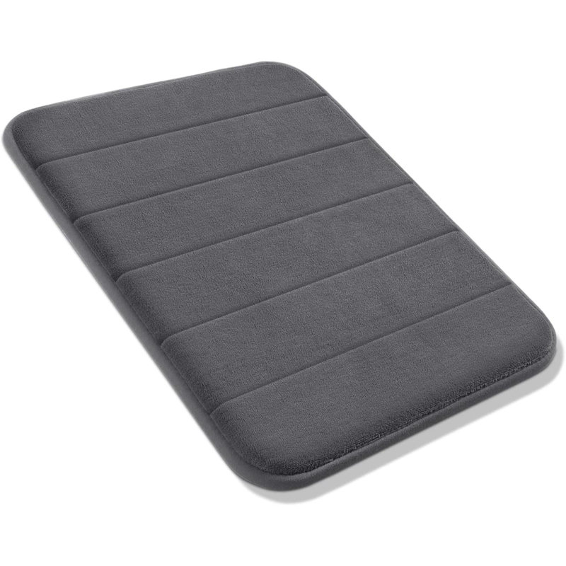 Tapis de bain Hutner, Gris foncé