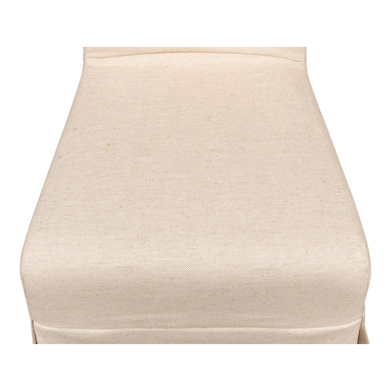 Draped Upholstered Dining Chair