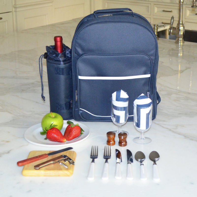 Chevron 2 Person Picnic Backpack