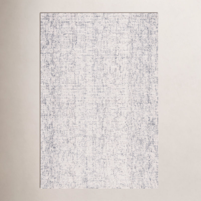 Tapis gris / ivoire Evett, Rectangle 3 pi x 5 pi