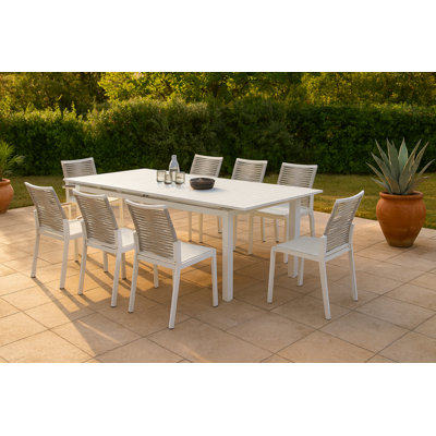 Chaise d'appoint de patio avec coussin Ivette