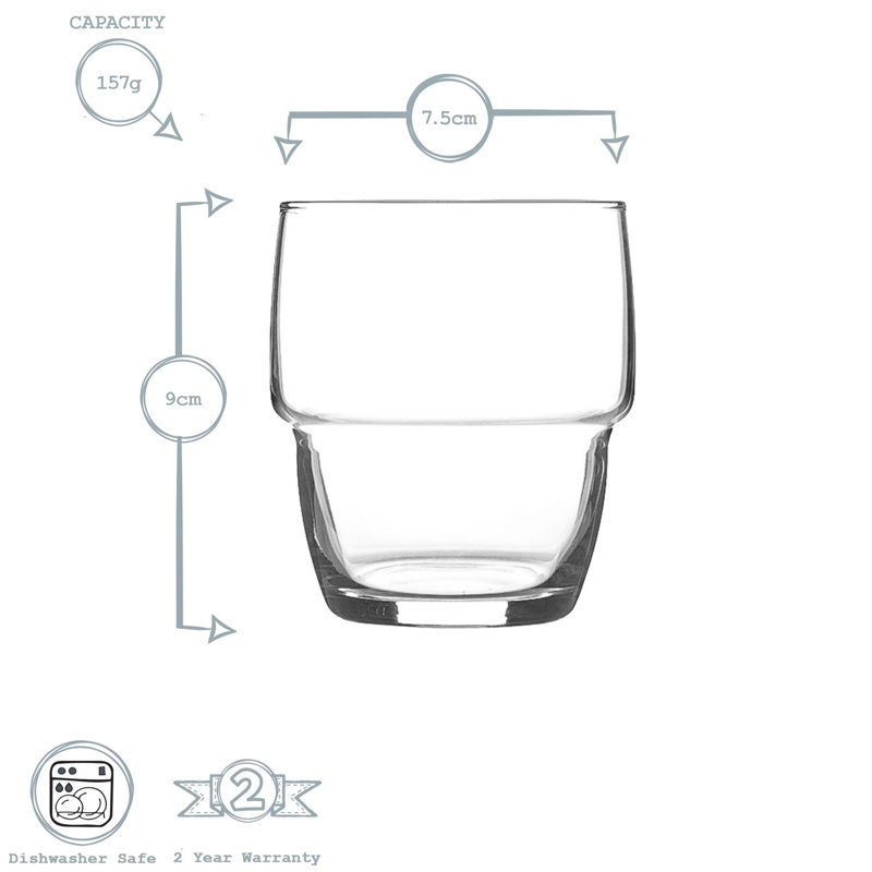 285ml Whiskey Glass, 6