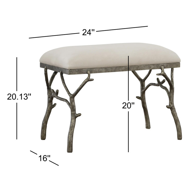 Northallert Polyester Blend Upholstered Bench